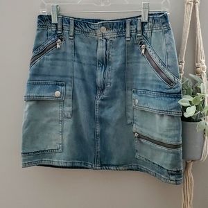 Free People We the Free 29 Denim Skirt, Size 29